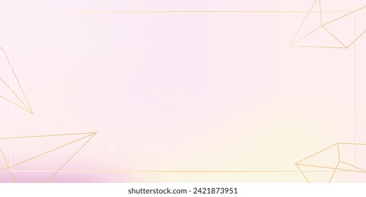 Formas geométricas vectorial fondo gradiente pastel con espacio