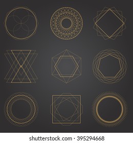 Geometric Shapes Vectors