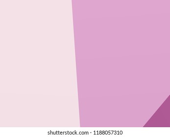 Geometric shapes Wallpaper. The combination of Triangles and irregular squares, rectangles of different shades of purple. Minimalist vector graphics. Simple design for covers, banners, cards, posters.