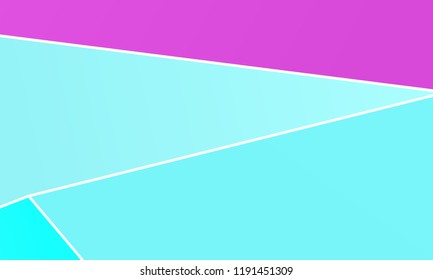 Geometric shapes Wallpaper. The combination of Triangles and irregular squares, rectangles of different shades of purple. Minimalist vector graphics. Simple design for covers, banners, cards, posters.