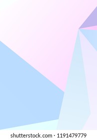 Geometric shapes Wallpaper. The combination of Triangles and irregular squares, rectangles of different shades of purple. Minimalist vector graphics. Simple design for covers, banners, cards, posters.