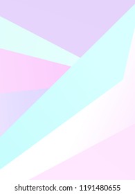 Geometric shapes Wallpaper. The combination of Triangles and irregular squares, rectangles of different shades of purple. Minimalist vector graphics. Simple design for covers, banners, cards, posters.