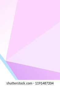 Geometric shapes Wallpaper. The combination of Triangles and irregular squares, rectangles of different shades of purple. Minimalist vector graphics. Simple design for covers, banners, cards, posters.