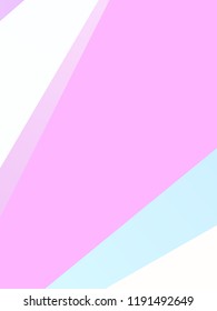 Geometric shapes Wallpaper. The combination of Triangles and irregular squares, rectangles of different shades of purple. Minimalist vector graphics. Simple design for covers, banners, cards, posters.