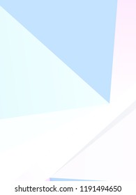 Geometric shapes Wallpaper. The combination of Triangles and irregular squares, rectangles of different shades of purple. Minimalist vector graphics. Simple design for covers, banners, cards, posters.