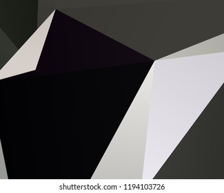 Geometric shapes Wallpaper. The combination of Triangles and irregular squares, rectangles. Minimalist vector graphics. Simple design for covers, banners, cards, posters.