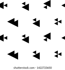 Geometric shapes wallpaper. Seamless pattern.Abstract background. Triangles, figures ornament. Geometrical backdrop. Polygons motif. Digital paper, textile print, web design. Vector.