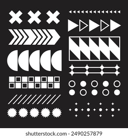 Geometric Shapes in the y2k Style