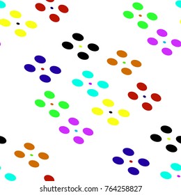 Geometric shapes,colored circles background pattern