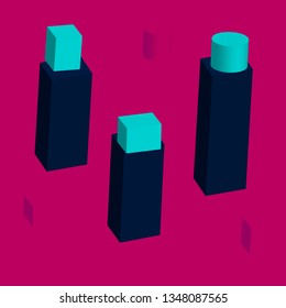 Geometric shapes-vector graphic