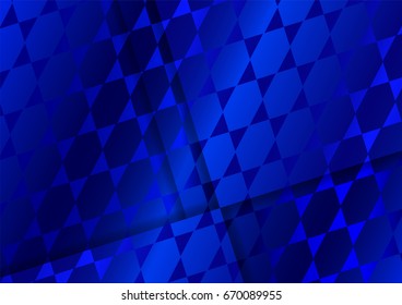 Geometric Shiny Blue Background. Applicable for A4 Brochures, Banners, Invitations and Fliers. Modern Vector Illustration. 