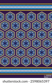 Geometric silk pattern background design