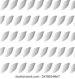 Geometric Silver Color Pattern Design art deco