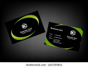 Geometric Simple Background. Business Card Design Templates