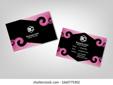 Geometric Simple Background. Business Card Templates