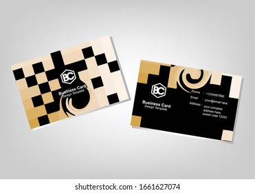 Geometric Simple Background. Business Card Templates