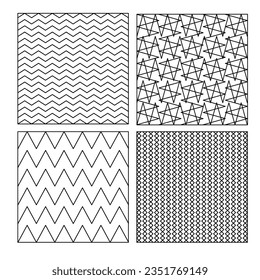 Geometric simple black and white minimalistic pattern, diagonal thin lines. Can be used as wallpaper, background or texture.