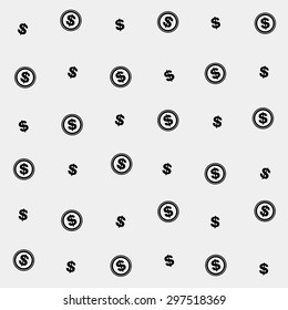 Geometric simple black and white minimalistic pattern, business or finance. Can be used as wallpaper, background or texture. Vector shapes.