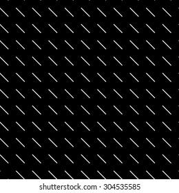Geometric simple black and white minimalistic pattern, diagonal short lines. Can be used as wallpaper, background or texture.