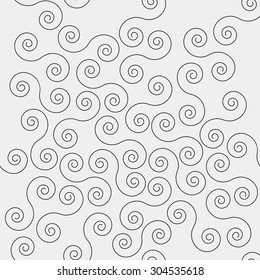 Geometric simple black and white minimalistic pattern, curved lines. Can be used as wallpaper, background or texture.