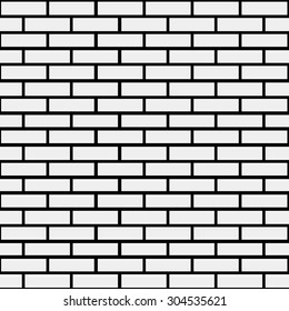 Geometric simple black and white minimalistic pattern, brick. Can be used as wallpaper, background or texture.