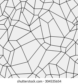 Geometric simple black and white minimalistic pattern, rectangles or stained-glass window. Can be used as wallpaper, background or texture.