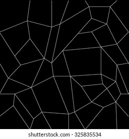 Geometric simple black and white minimalistic pattern, rectangles or stained-glass window. Can be used as wallpaper, background or texture.