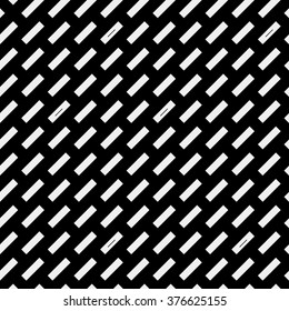 Geometric simple black and white minimalistic pattern, brick. Can be used as wallpaper, background or texture.