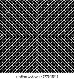 Geometric simple black and white minimalistic pattern, brick. Can be used as wallpaper, background or texture.