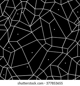 Geometric simple black and white minimalistic pattern, rectangles or stained-glass window. Can be used as wallpaper, background or texture.