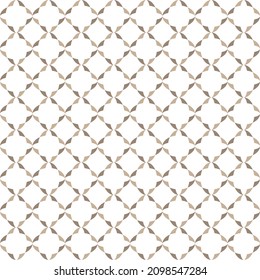 Geometric simple checkered flower seamless pattern background. Pattern for elite fashion house. Vector illustration.