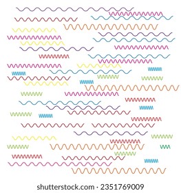 Geometric simple color curve line and minimalistic pattern, diagonal thin lines. Can be used as wallpaper, background or texture.