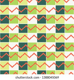 Geometric simple colored pattern. Scandinavian geometry background of shapes and shapes for presentation, book cover, fabric, wallpaper, packaging.