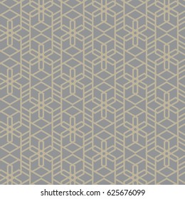 Geometric, simple and elegant vector design pattern based on Islamic motifs. 