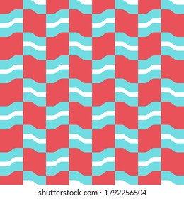 Geometric. Simple flat seamless pattern will attract attention and transform any surface. Suitable for web, ads, textile, printed goods and for any design project.