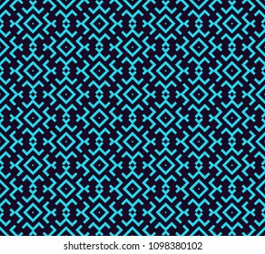 Geometric simple luxury blue minimalistic pattern with lines. Can be used as wallpaper, background or texture.