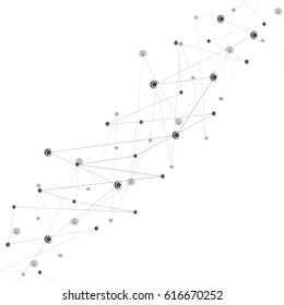 Geometric simple minimalistic background, dotted pattern. Vector illustration