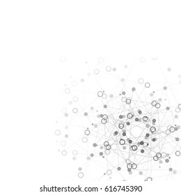 Geometric simple minimalistic background, dotted pattern. Vector illustration