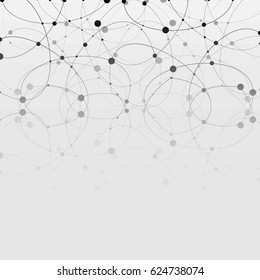 Geometric simple minimalistic background, dotted pattern