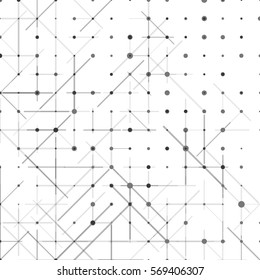 Geometric simple minimalistic background. Triangles dotted pattern. Vector illustration