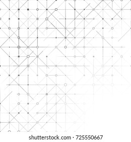 Geometric simple minimalistic background. Triangles dotted pattern. Vector illustration