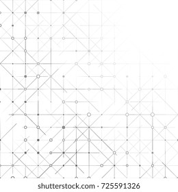 Geometric simple minimalistic background. Triangles dotted pattern. Vector illustration