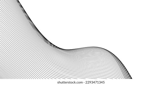 geometric simple minimalistic lines abstract background. pattern of gray lines. business background lines wave design vector