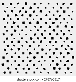 Geometric simple monochrome minimalistic vector pattern, rectangles or squares