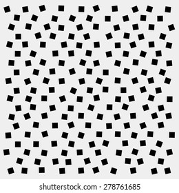 Geometric simple monochrome minimalistic vector pattern, rectangles or squares