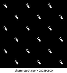 Geometric simple monochrome minimalistic vector pattern, science, tube