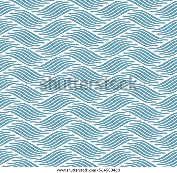 Geometric Simple Pattern Abstract Waves Lines Stock Vector (Royalty ...