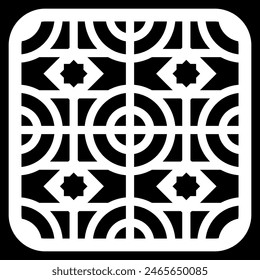 Geometric and simple pattern for background, decoration, panel, for cnc cutting