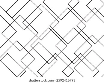 Geometric simple pattern,  diagonal thin lines. Graphic repetitive black and white line design.