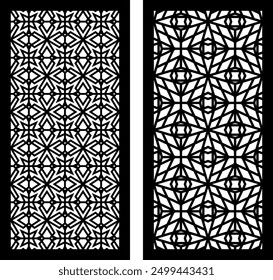 Geometric and simple pattern for panel, background, and cutting art